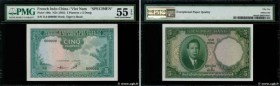 Country : FRENCH INDOCHINA 
Face Value : 5 Piastres - 5 Dong Spécimen 
Date : (1953) 
Period/Province/Bank : Institut d'Émission des États du Cambodge...