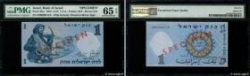 Country : ISRAEL 
Face Value : 1 Lira Spécimen 
Date : 1958 
Period/Province/Bank : Bank of Israel 
Catalogue reference : P.30cs 
Alphabet - signature...