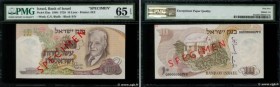 Country : ISRAEL 
Face Value : 10 Lirot Spécimen 
Date : 1968 
Period/Province/Bank : Bank of Israel 
Catalogue reference : P.35s 
Alphabet - signatur...