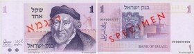 Country : ISRAEL 
Face Value : 1 Sheqel Spécimen 
Date : 1978 
Period/Province/Bank : Bank of Israel 
Catalogue reference : P.43s 
Alphabet - signatur...