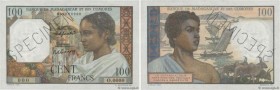 Country : MADAGASCAR 
Face Value : 100 Francs Spécimen 
Date : (1950) 
Period/Province/Bank : Banque de Madagascar et des Comores 
Catalogue reference...