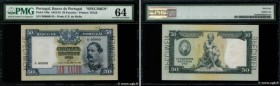 Country : PORTUGAL 
Face Value : 50 Escudos Spécimen 
Date : 28 avril 1953 
Period/Province/Bank : Banco de Portugal 
Catalogue reference : P.160s 
Al...