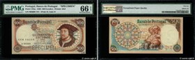 Country : PORTUGAL 
Face Value : 500 Escudos Spécimen 
Date : 25 janvier 1966 
Period/Province/Bank : Banco de Portugal 
Catalogue reference : P.170as...