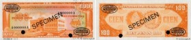 Country : DOMINICAN REPUBLIC 
Face Value : 100 Pesos Oro Spécimen 
Date : (1964-1974) 
Period/Province/Bank : Banco Central de la Republica Dominicana...