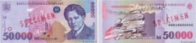 Country : ROMANIA 
Face Value : 50000 Lei Spécimen 
Date : 1996 
Period/Province/Bank : Banca Nationala a Romaniei 
Catalogue reference : P.109s 
Alph...