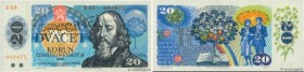 Country : CZECHOSLOVAKIA 
Face Value : 20 Korun Spécimen 
Date : 1988 
Period/Province/Bank : Statni Banka Ceskoslovenska 
Catalogue reference : P.95s...