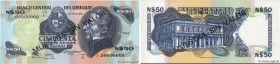 Country : URUGUAY 
Face Value : 50 Nuevos Pesos Spécimen 
Date : (1989) 
Period/Province/Bank : Banco Central del Uruguay 
Catalogue reference : P.61A...