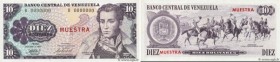 Country : VENEZUELA 
Face Value : 10 Bolivares Spécimen 
Date : 06 octobre 1981 
Period/Province/Bank : Banco Central de Venezuela 
Catalogue referenc...