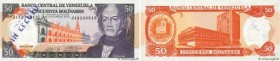 Country : VENEZUELA 
Face Value : 50 Bolivares Annulé 
Date : 31 mai 1990 
Period/Province/Bank : Banco Central de Venezuela 
Catalogue reference : P....
