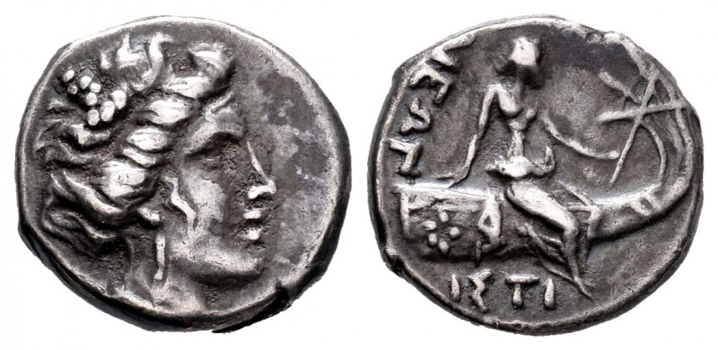 Illyria y Grecia Central. Euboia. Tetróbolo. s. III a.C. Histiaia. (Gc-2496). Re...