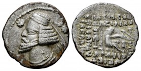 Imperio Parto. Orodes II. Dracma. 57-38 a.C. (Gc-7445). Ag. 2,94 g. MBC-. Est...50,00. / Kingdom of Parthia. Orodes II. Dracma. 57-38 a.C. (Gc-7445). ...