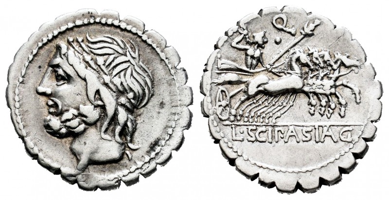 Cornelia. Denario. 106 a.C. Roma. (Ffc-612). (Craw-311/1c). (Cal-473). Anv.: Cab...