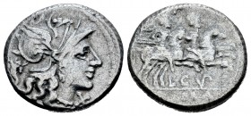 Cupiennia. Denario. 147 a.C. Roma. (Ffc-665). (Craw-218/1). (Cal-530). Ag. 3,49 g. BC+. Est...30,00. / Cupiennius. Denario. 147 a.C. Rome. (Ffc-665). ...
