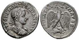 Gordiano III. Tetradracma. 238 d.C. Alejandría. (Sear-3779). Ag. 12,72 g. MBC+. Est...60,00. / Gordian III. Tetradracma. 238 d.C. Alexandria. (Sear-37...