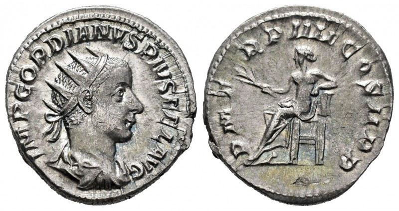 Gordiano III. Antoniniano. 241-242 d.C. Roma. (Spink-8645). (Ric-88). (Seaby-250...