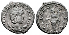 Herenia Etruscila. Antoniniano. 250-251 d.C. Roma. (Spink-9492). (Ric-55b). Ag. 4,65 g. MBC-. Est...35,00. / Herennia Etruscilla. Antoniniano. 250-251...