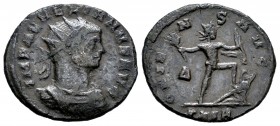 Aureliano. Antoniniano. 274 d.C. Roma. (Spink-11568). (Ric-65). Ae. 3,32 g. BC+. Est...30,00. / Aurelian. Antoniniano. 274 d.C. Rome. (Spink-11568). (...