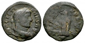 Diocleciano. Quinario. Ticinum. (Ric-48). Rev.: (VTILITAS) PVBLICA. 1,53 g. Escasa. BC. Est...70,00. / Diocletian. Quinario. Ticinum. (Ric-48). Rev.: ...