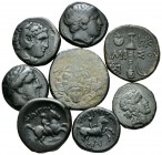 Lote de 8 bronces de Grecia antigua, entre Filipo II (4) y Alejandro Magno (1). A EXAMINAR. MBC/MBC+. Est...180,00. / Lote de 8 bronces de Grecia anti...