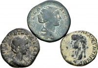 Lote de 3 bronces romano, Clauido, Lucilla y Herenia Etruscilla. A EXAMINAR. BC+. Est...100,00. / Lote de 3 bronces romano, Clauido, Lucilla y Herenia...