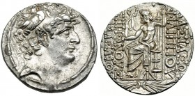 REINO SELÉUCIDA. Siria. Filipo Filadelfos. Tetradracma (93-83 a.C.). SBG-7196 vte. EBC.