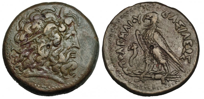 EGIPTO. Ptolomeo IV, Filopator. Alejandría. AE-43mm (221-205 a.C.). R/ Águila a ...
