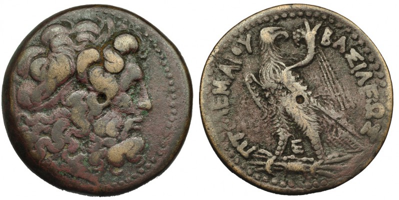 EGIPTO. Ptolomeo IV, Filopator. Alejandría. AE-40mm (221-205 a.C.). R/ Águila ex...