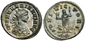 NUMERIANO. Antoniniano. Roma (283-284). R/ Júpiter con la Victoria y cetro, águila a sus pies; debajo: KAB. RIC-410. CH-16. EBC-.