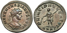 NUMERIANO. Antoniniano. Ticinum. Acuñación como César. R/ PRINCIPI IVVENTVT; VXXI en el exergo. RIC-366. EBC-. Ex C. Dattari.