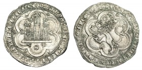 PEDRO I. 4 maravedís. Sevilla. 4,64 g. III-386. EBC. Rara en esta conservación.