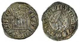 ENRIQUE II. Dinero. Toledo. A/ +ENRICVS: REX: CASTELL. R/ +ENRICVS: REX: LEGIONIS. III-610 vte., como noven de Enrique III. MBC+.