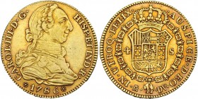 4 escudos. 1786. Madrid. DV. VI-1470. MBC.