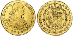 2 escudos. 1789. Madrid. MF. VI-1039. EBC-.