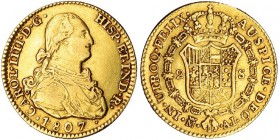 2 escudos. 1807. Madrid. AI. VI-1059. MBC.