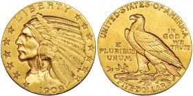 ESTADOS UNIDOS DE AMÉRICA. 5 dólares. 1909. KM-129. EBC-.