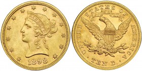 ESTADOS UNIDOS DE AMÉRICA. 10 dólares. 1898. KM-102. SC.