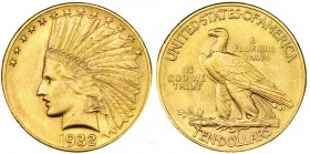ESTADOS UNIDOS DE AMÉRICA. 10 dólares. 1932. KM-130. SC.