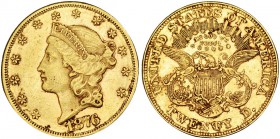 ESTADOS UNIDOS DE AMÉRICA. 20 dólares. 1876. KM-74.2. EBC-.
