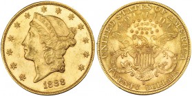 ESTADOS UNIDOS DE AMÉRICA. 20 dólares. 1888. S. KM-74-3. EBC-.