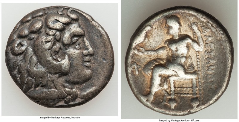 MACEDONIAN KINGDOM. Alexander III the Great (336-323 BC). AR tetradrachm (27mm, ...
