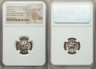 MACEDONIAN KINGDOM. Alexander III the Great (336-323 BC). AR drachm (16mm, 12h). NGC Choice VF. Early posthumous issue of 'Colophon', ca. 310-301 BC. ...
