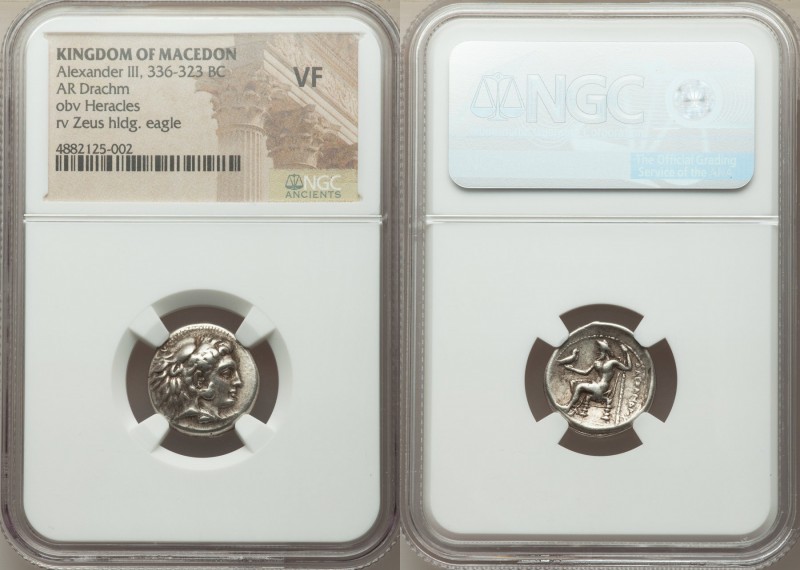 MACEDONIAN KINGDOM. Alexander III the Great (336-323 BC). AR drachm (17mm, 1h). ...