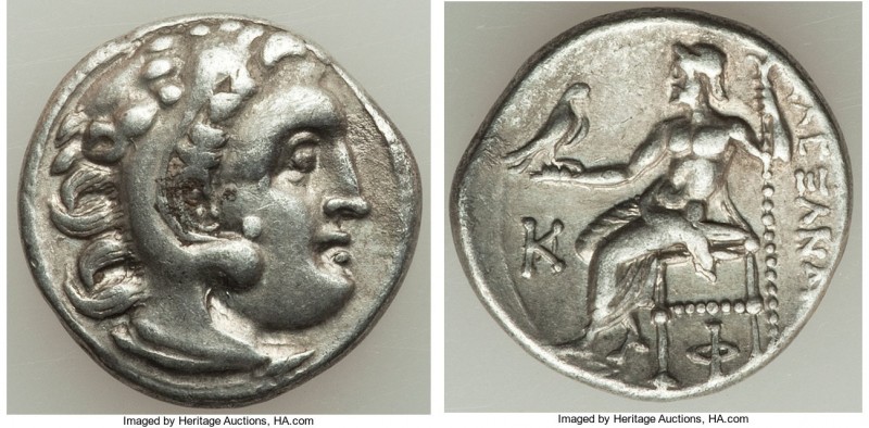 MACEDONIAN KINGDOM. Alexander III the Great (336-323 BC). AR drachm (18mm, 4.20 ...