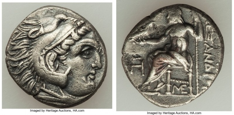 MACEDONIAN KINGDOM. Alexander III the Great (336-323 BC). AR drachm (16mm, 4.11 ...