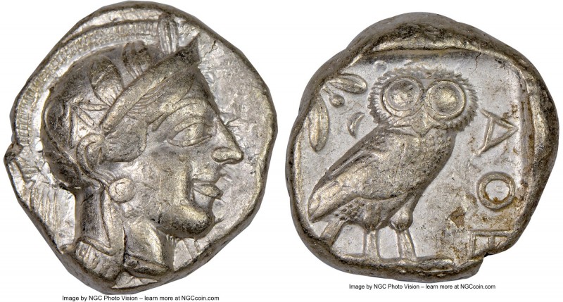 ATTICA. Athens. Ca. 440-404 BC. AR tetradrachm (24mm, 17.17 gm, 10h). NGC Choice...
