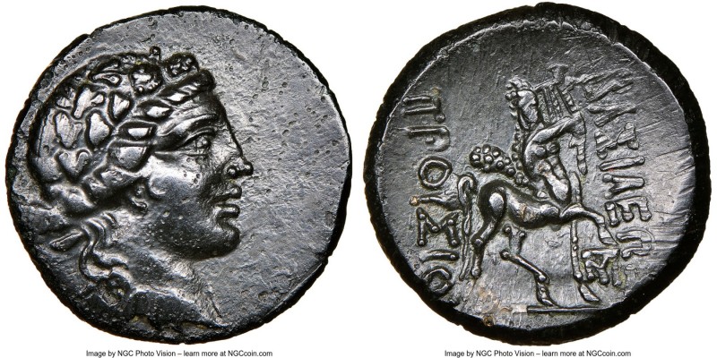 BITHYNIAN KINGDOM. Prusias II (ca. 182-149 BC). AE (21mm, 1h). NGC AU, adjusted ...