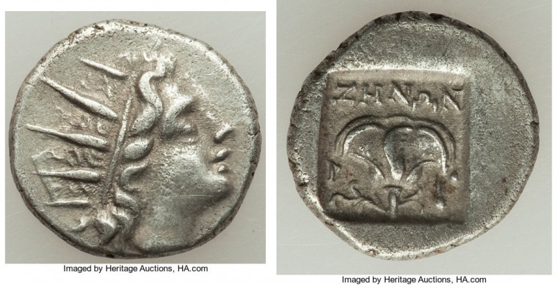 CARIAN ISLANDS. Rhodes. Ca. 88-84 BC. AR drachm (15mm, 2.45 gm, 1h). Choice VF. ...