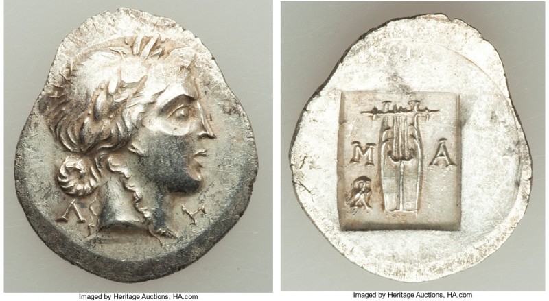 LYCIAN LEAGUE. Masicytes. Ca. 48-20 BC. AR hemidrachm (20mm, 2.01 gm, 12h). AU. ...