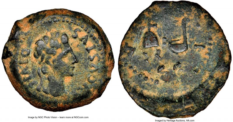 SPAIN. Terraconensis. Acci. Augustus (27 BC-AD 14). AE semis (25mm, 2h). NGC Cho...