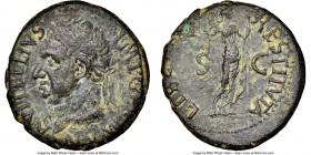 Vitellius (AD 69). AE as (30mm, 11.02 gm, 6h). NGC VF, scratches. Spain, late April-20 December AD 69. A VITELLIVS-IMP GERMAN, laureate head of Vitell...